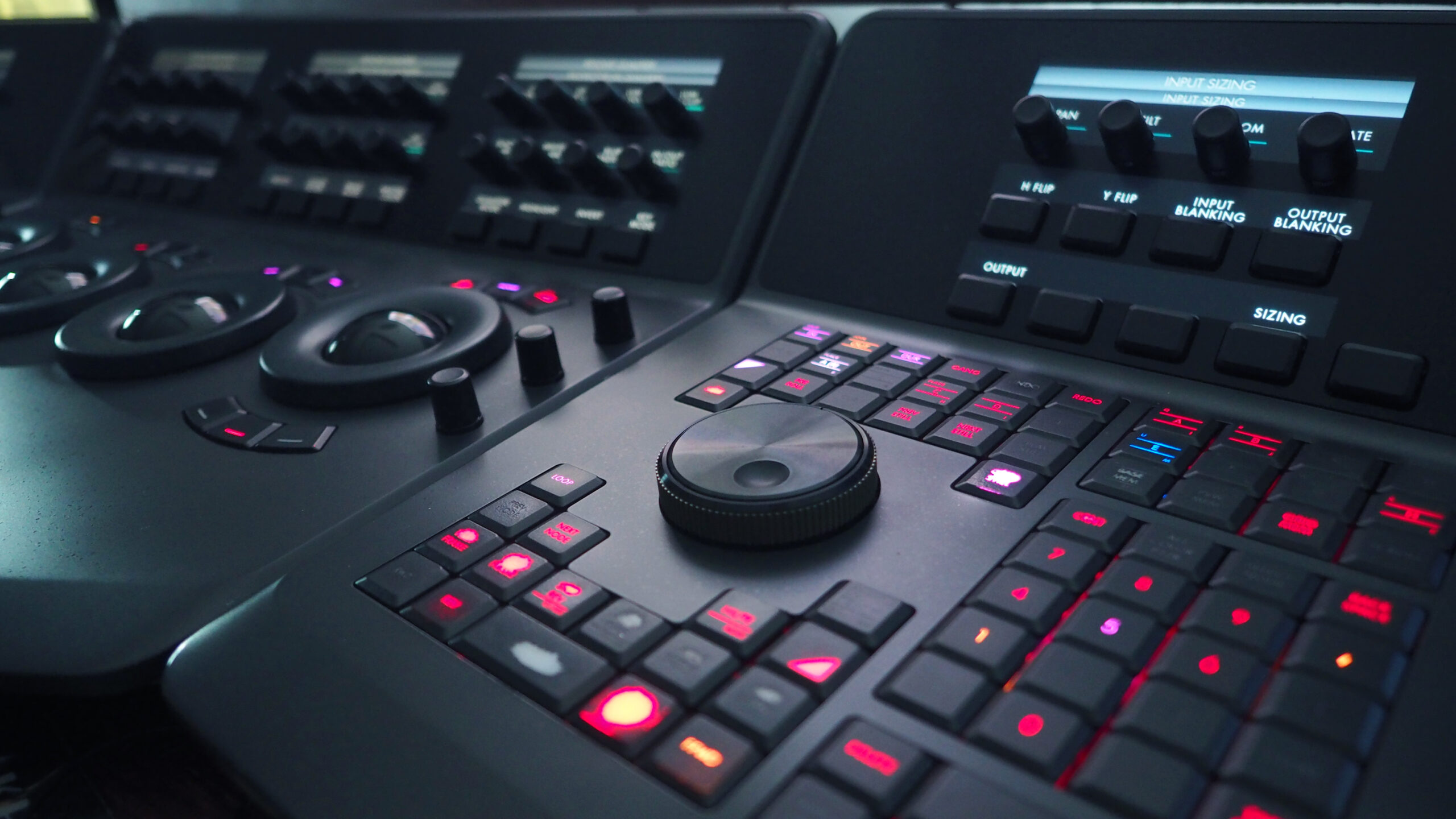 Color grading pannel davinci